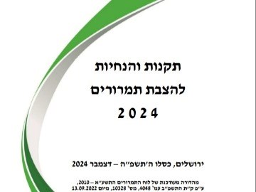 תקנות והנחיות להצבת תמרורים 2024